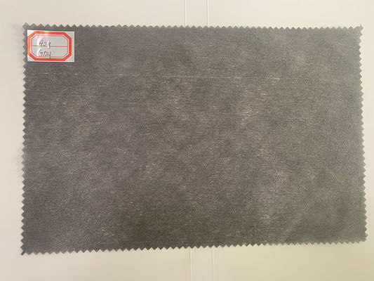 textile non tissé Gray For Artificial Leather Substrate de Spunlaced du polyester 30g.