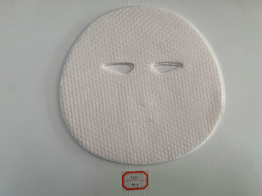 masque facial non-tissé de Spunlaced de fibre de 33g 100%Bamboo, masque d'oeil