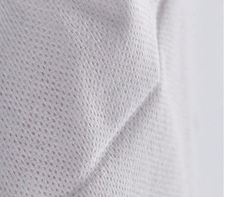 50g 100%Viscose blanc Spunlace Mesh Cotton Tissue non-tissé, serviette faciale, chiffons humides
