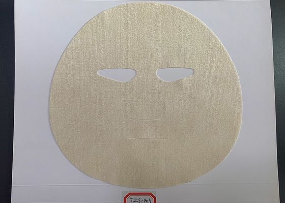 masque facial non-tissé de Spunlaced de fibre de 35g 100%Bamboo, masque d'oeil